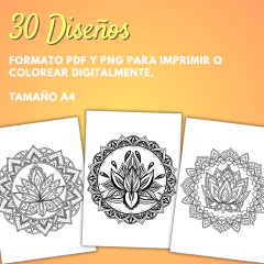 30 Mandalas para colorear - (copia) - buy online