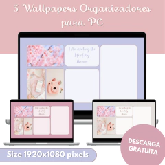 Descarga Gratuita - Pack de 5 Wallpapers HD 1920x1080 px- Colección Pastel
