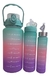 Set x3 de Botellas Motivacionales con Stickers en internet