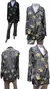 Camisa estampada Santor Tam.P/M vintage CGC na internet