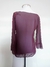 Blusa bordo bordada Tam.M
