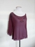 Blusa bordo bordada Tam.M na internet