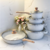 Jogo de Panelas Cookware - Conjunto 5 Panelas Revestimento em Granito - cobertura em vidro