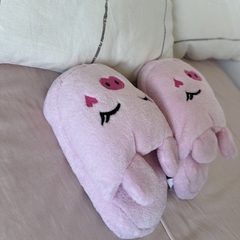 PANTUFLAS | PANTUFLONES DE CHANCHITO EN COLOR CLARO - Suavecitos