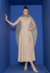 Vestido twill longo