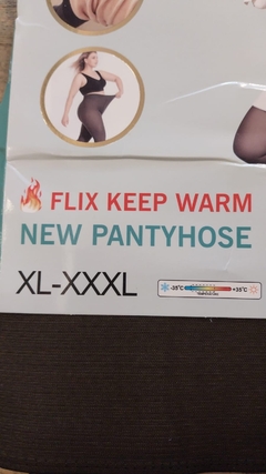 Panty lycra efecto piel con pie invierno - comprar online