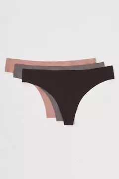 pack x 3 less seamless tactel super soft - bragalenceria