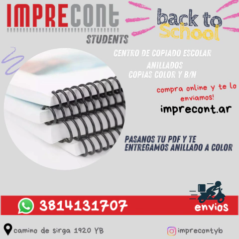 Cuadernillos y copias PDF color