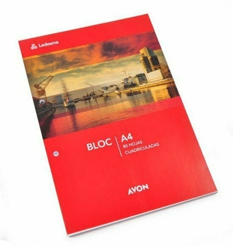 Block avon A4 80 hojas