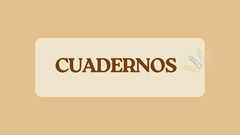 Banner de la categoría CUADERNOS