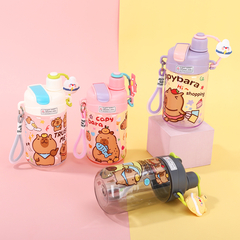 Botella con doble pico Capibara Trust Me - 600 ml en internet
