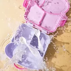 Imagen de Lunchera toast con salsera y cubiertos