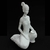Imagem Africana de Joelhos com Jarro - 25x15x15cm em Gesso para Pintar Grande