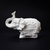 Elefante Indiano Tromba para Cima Decorado Gesso para pintar- 12x10x05cm Médio - comprar online