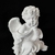 Imagem Anjo Sentado Olhando para o Horizonte - 16x15x13cm em Gesso para Pintar Médio na internet