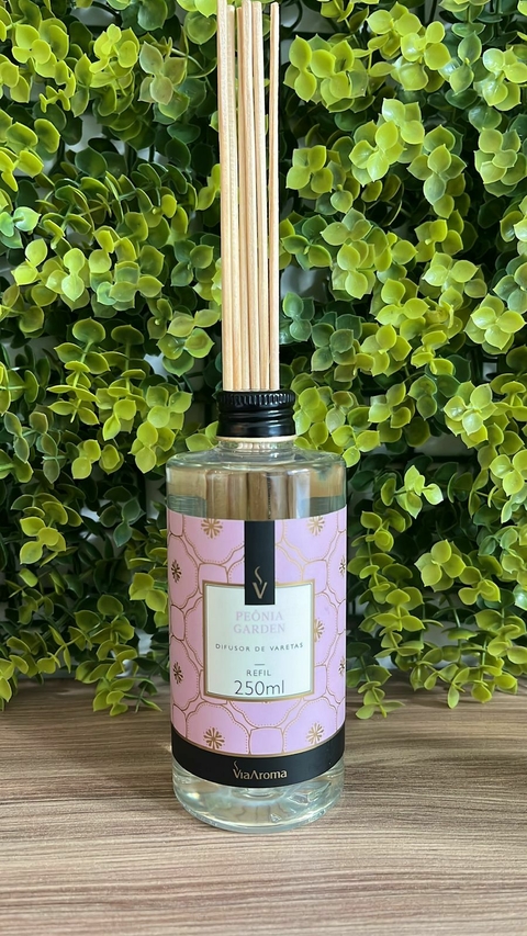 Refil para difusor com varetas 250ml Via Aroma