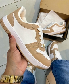 Tênis Vizzano Branco e nude - comprar online