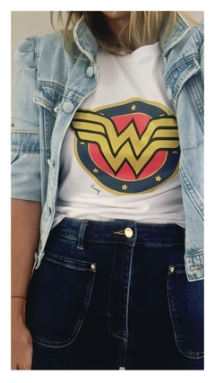 Remera Mujer Maravilla- algodón