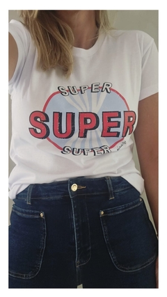 Remera Estampada Súper - comprar online