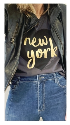 Remera estampada NY
