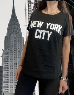 Remera de algodón New York en internet