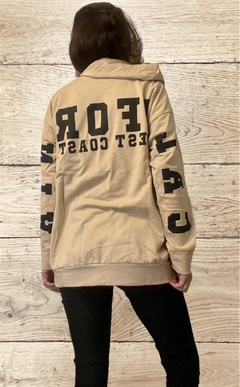 Buzo rustico oversize con capucha