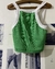 Top verde y blanco