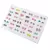 Conjunto de brincos de plástico hipoalergênico, 36/18 pares, multicolorido, de - loja online