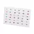 Conjunto de brincos de plástico hipoalergênico, 36/18 pares, multicolorido, de