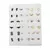 Conjunto de brincos de plástico hipoalergênico, 36/18 pares, multicolorido, de - loja online