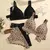 Seamless Sexy Leopard Bras Set para Mulheres, Push Up Bras, Hollow Out, Cintura - MegaMixSell