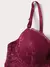 Lingerie Push Up transparente para mulheres, roupas florais, 2 peças, aro, A212 - comprar online