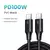 UGREEN-USB Cabo Tipo C para Samsung Galaxy S24, iPhone 15, Macbook, Xiaomi, PD C - MegaMixSell