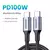UGREEN-USB Cabo Tipo C para Samsung Galaxy S24, iPhone 15, Macbook, Xiaomi, PD C na internet