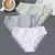 Finetoo 3 pçs/set calcinha de algodão feminino M-2XL roupa interior de cintura - loja online