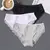 Finetoo 3 pçs/set calcinha de algodão feminino M-2XL roupa interior de cintura - MegaMixSell