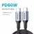 UGREEN-USB Cabo Tipo C para Samsung Galaxy S24, iPhone 15, Macbook, Xiaomi, PD C na internet