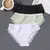Finetoo 3 pçs/set calcinha de algodão feminino M-2XL roupa interior de cintura - comprar online