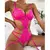 Conjunto de Lingerie Sexy feminino, bodysuits crotchless, Sling Patchwork, suti? - MegaMixSell