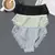 Finetoo 3 pçs/set calcinha de algodão feminino M-2XL roupa interior de cintura - loja online