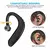 S109 Wireless Single Ear Hook Headset, fones de ouvido compatíveis com Bluetoot
