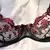 Conjunto Lingerie Erótica Feminina, Roupa Interior Extravagante de Renda, Borda