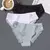 Imagem do Finetoo 3 pçs/set calcinha de algodão feminino M-2XL roupa interior de cintura