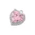ZHUKOU coração encantos para fazer jóias multi cor Cubic Zirconia pingentes d