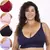 Kit 02 Sutiã Plus Size Reforçado Microfibra Lingerie Feminina Sem Bojo - loja online