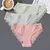 Finetoo 3 pçs/set calcinha de algodão feminino M-2XL roupa interior de cintura - MegaMixSell