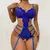Conjunto de Lingerie Sexy feminino, bodysuits crotchless, Sling Patchwork, suti? - loja online