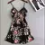 Imagem do Camisola com decote em v feminino, lingerie sexy, babydoll, tanga, fio dental, r