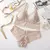 Roupa interior sexy de renda para mulheres, conjuntos de sutiã sem costura, sut na internet