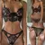 Conjunto de Lingerie Transparente Erótica Feminina, Sutiãs Sexy, Bodysuit, Mal na internet